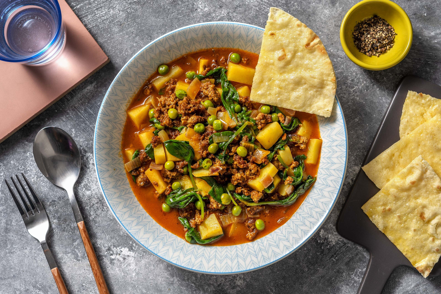 Bœuf et pommes de terre façon sud asiatique