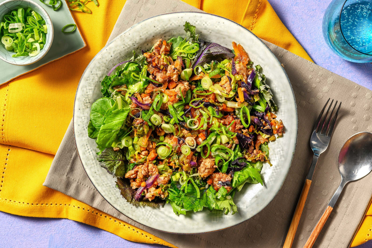 Smart Pork Spring Roll Bowls