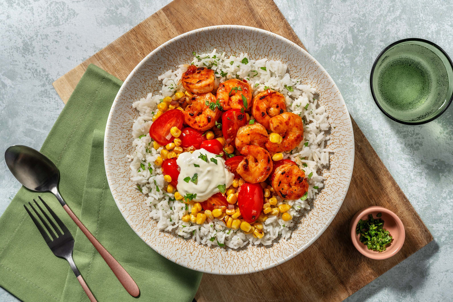 Fiesta Shrimp Bowls