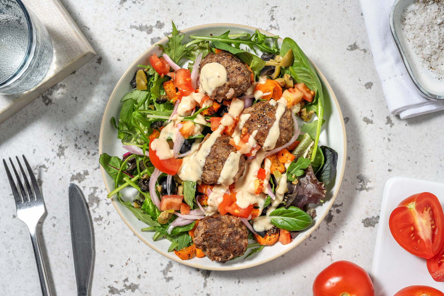 Bols de bœuf style shawarma