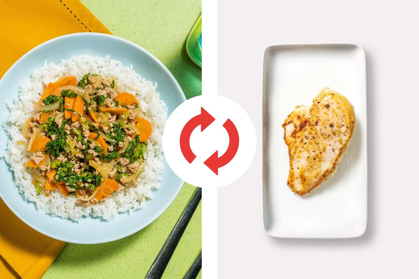 Speedy Szechuan-Style Chicken Breast Bowls
