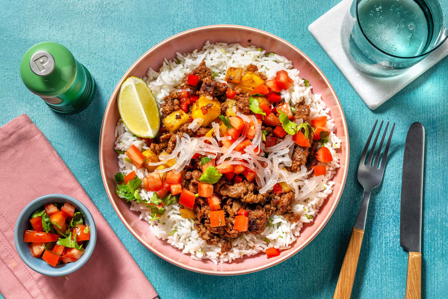 Al Pastor-Inspired Rice Bowls