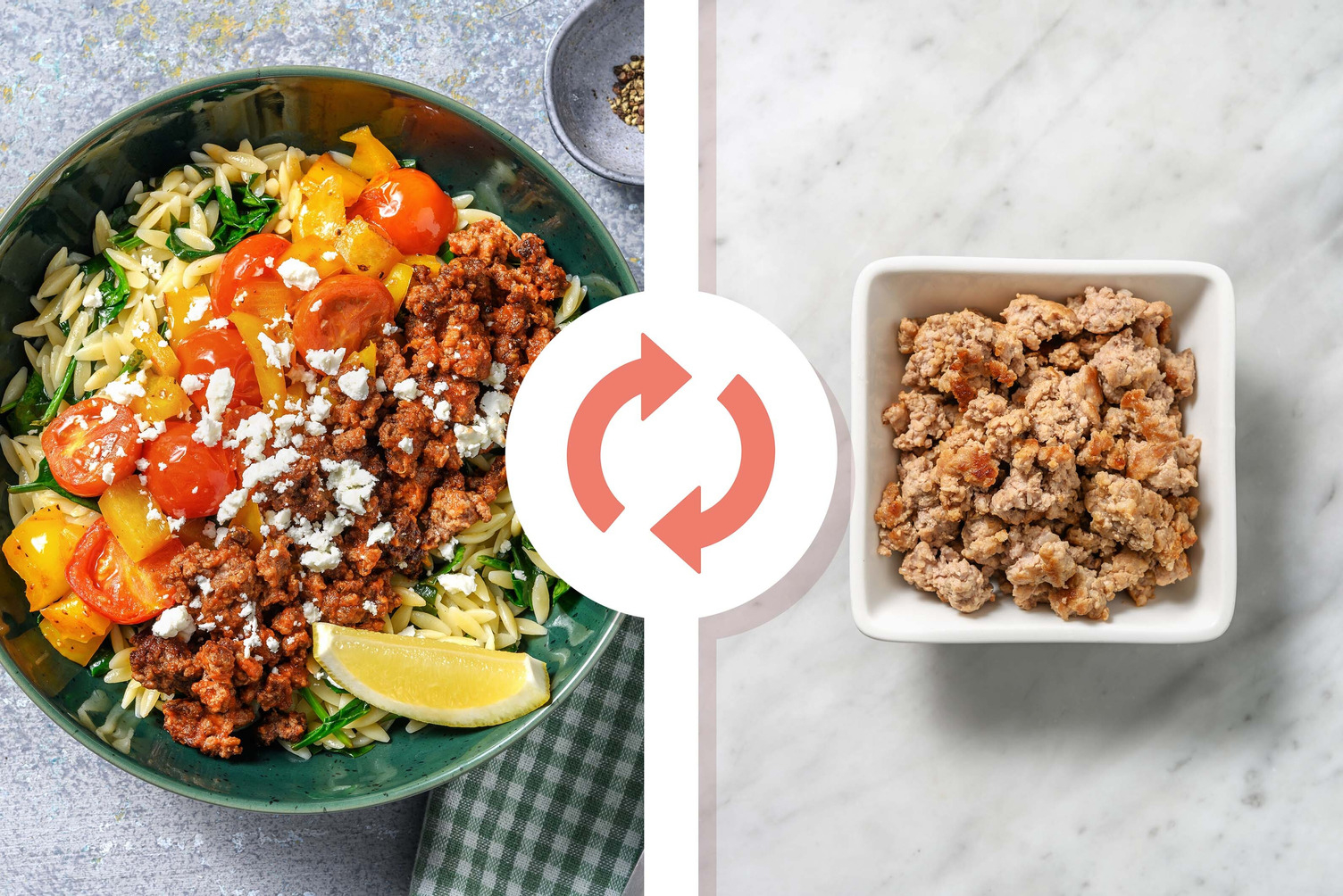 Lemony Chicken and Orzo Bowls