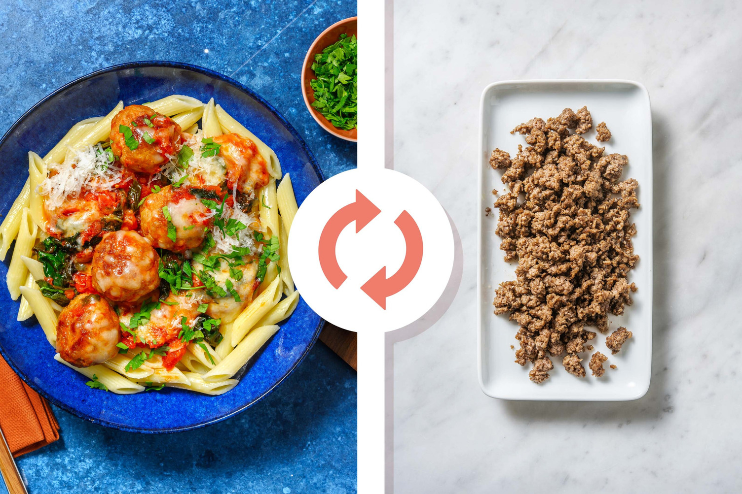 Boulettes de bœuf en sauce à l’italienne