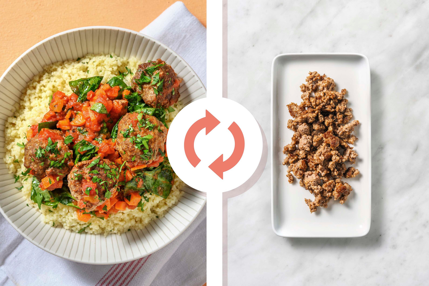 Moroccan-Spiced Turkey Meatballs in Tomato Sauce