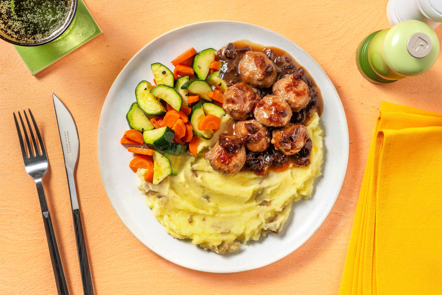 Honey Pork Meatballs