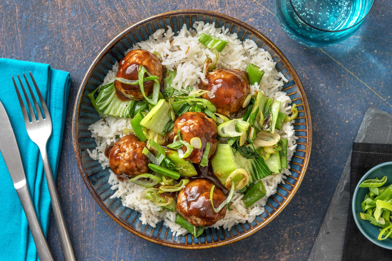 Hoisin-Glazed Pork Meatballs