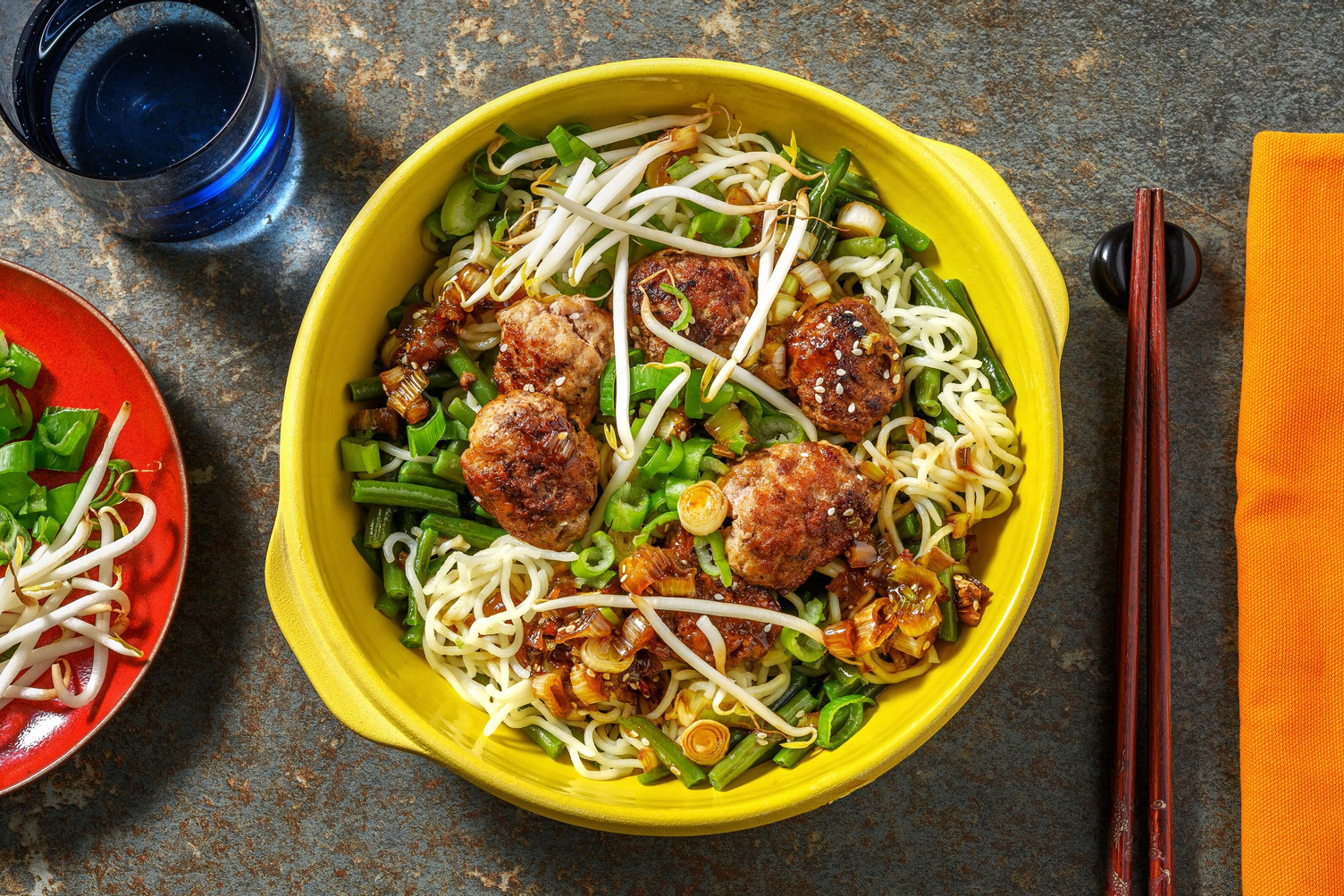 Boulettes de viande laquées