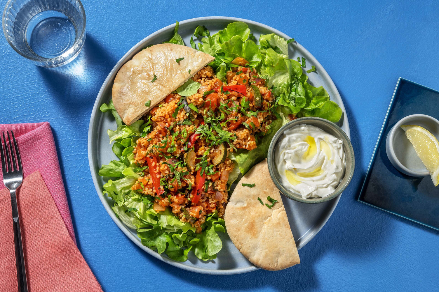 Bowl "kisir" à la turque au boulgour & tomate
