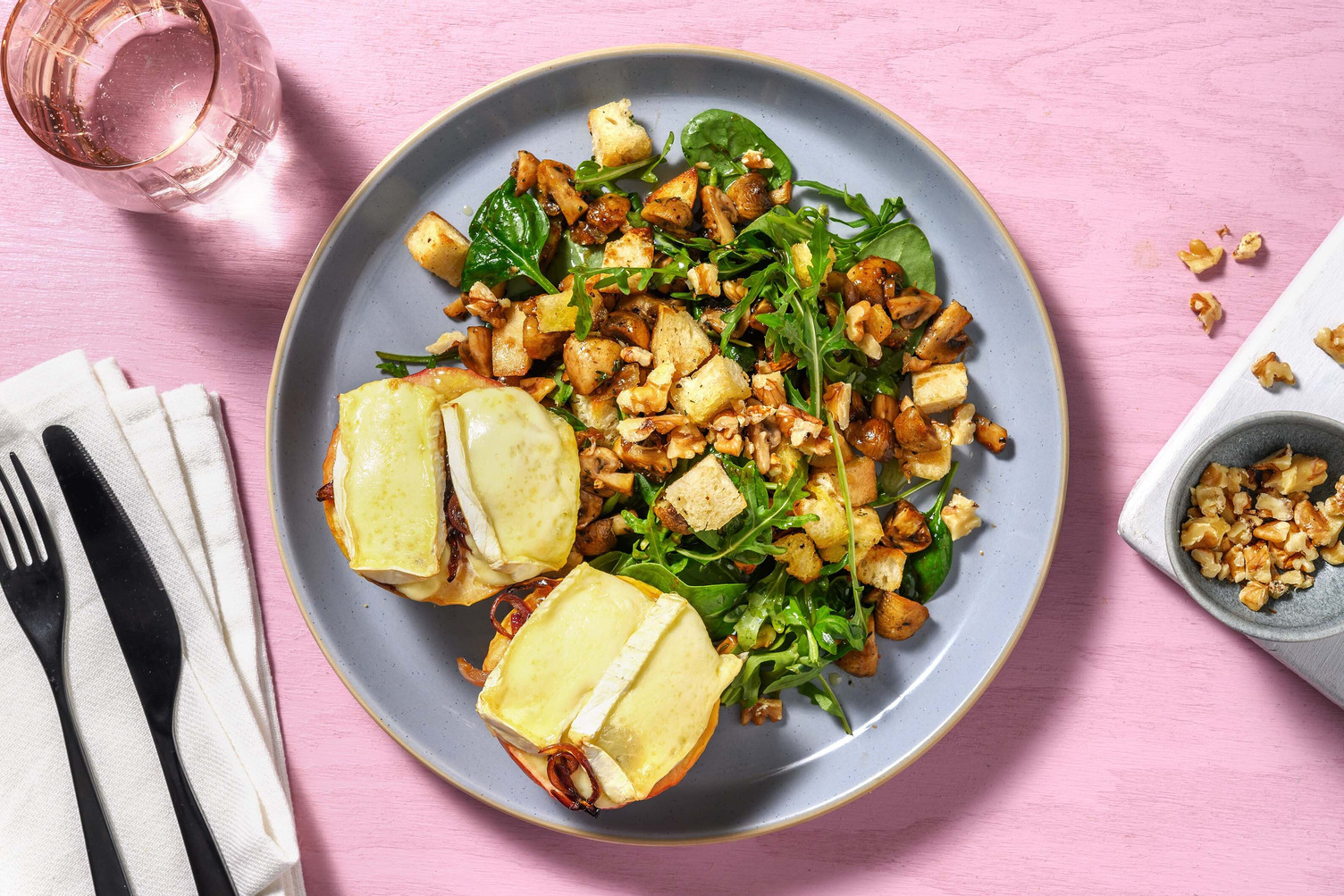 Pommes farcies au brie