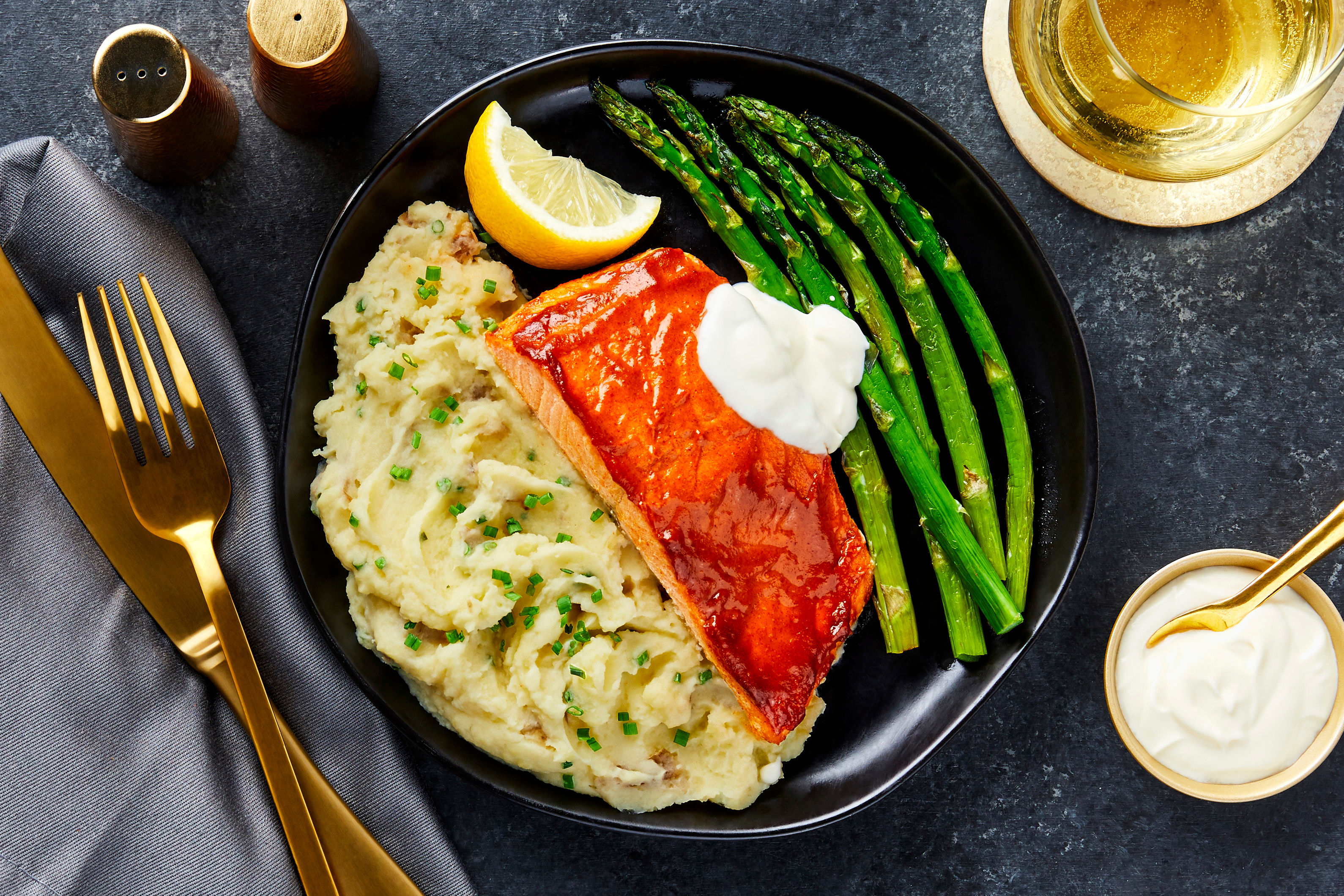 Brown Sugar Dijon Glazed Trout
