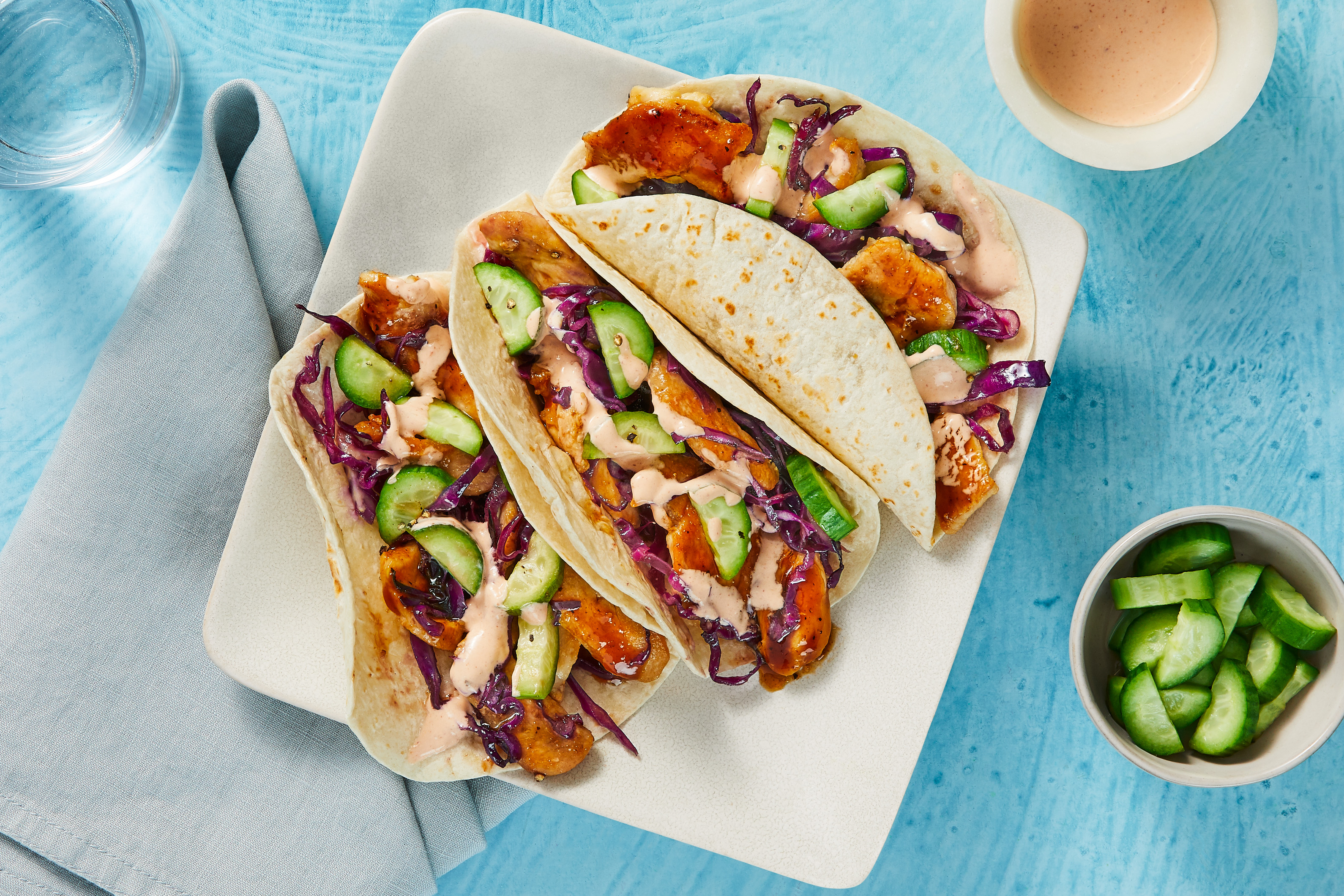 Bulgogi Chicken Tacos
