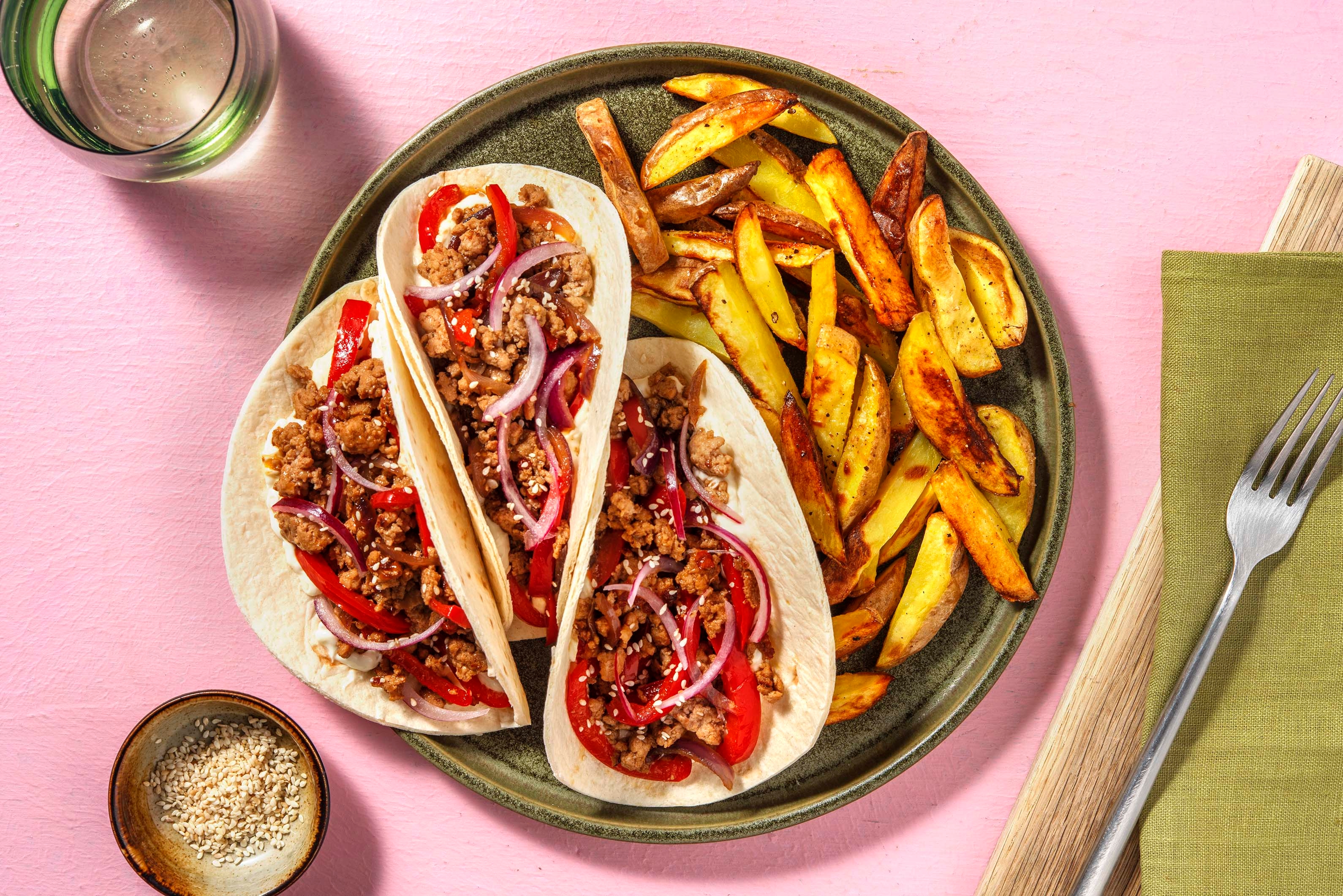 Bulgogi Pork Tacos