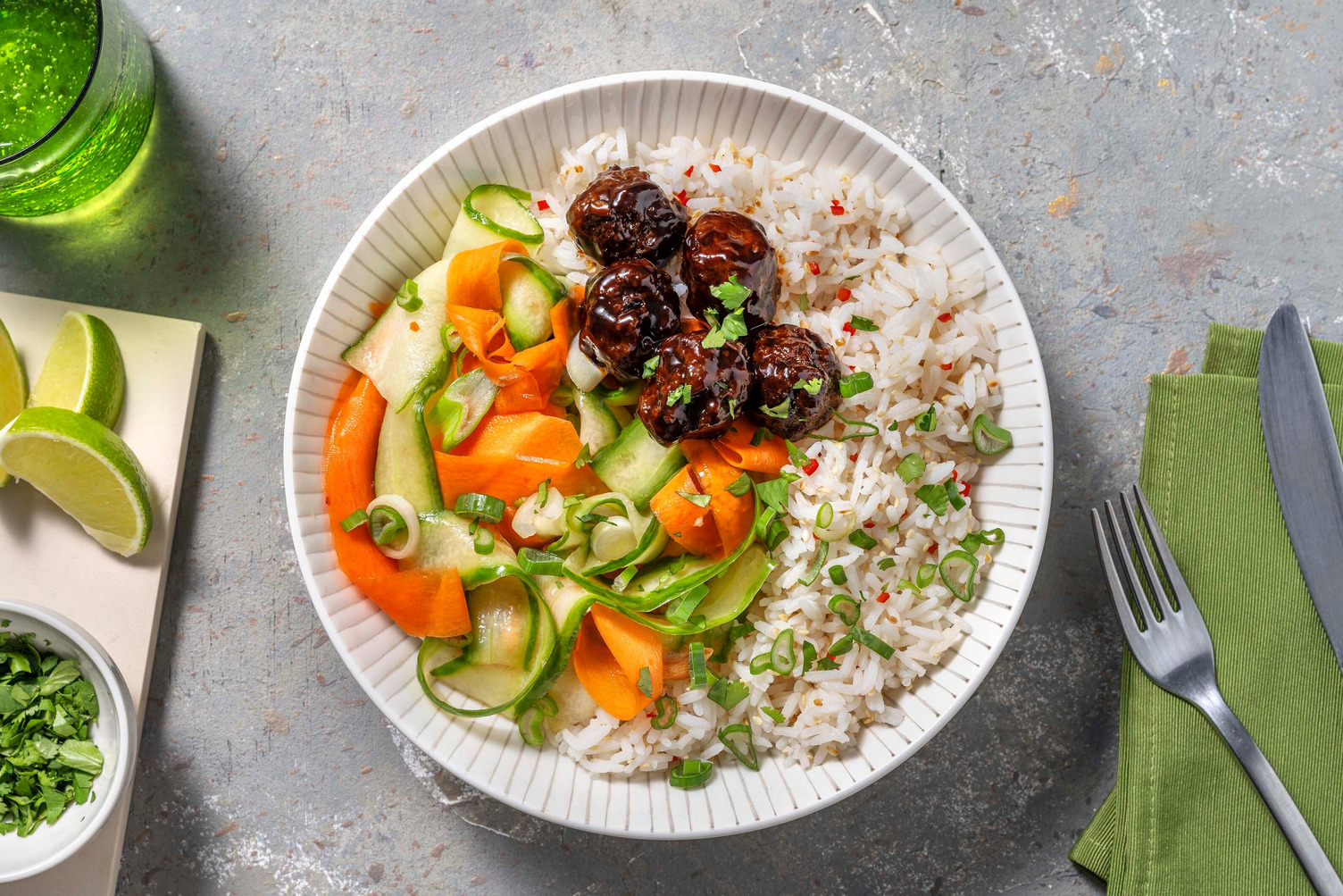 Bun Cha! Vietnamesische Fleischbällchen