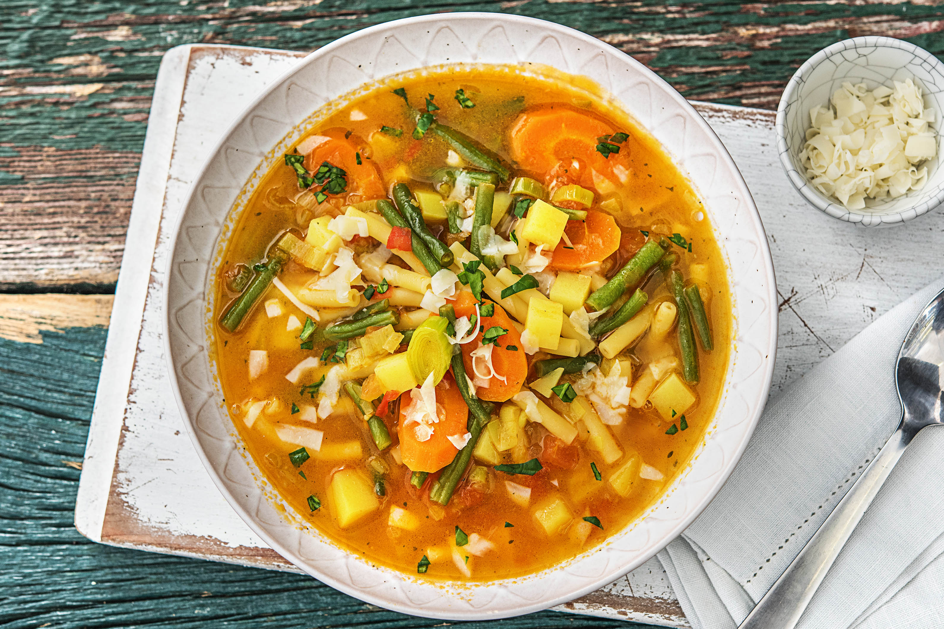 Bunte Minestrone