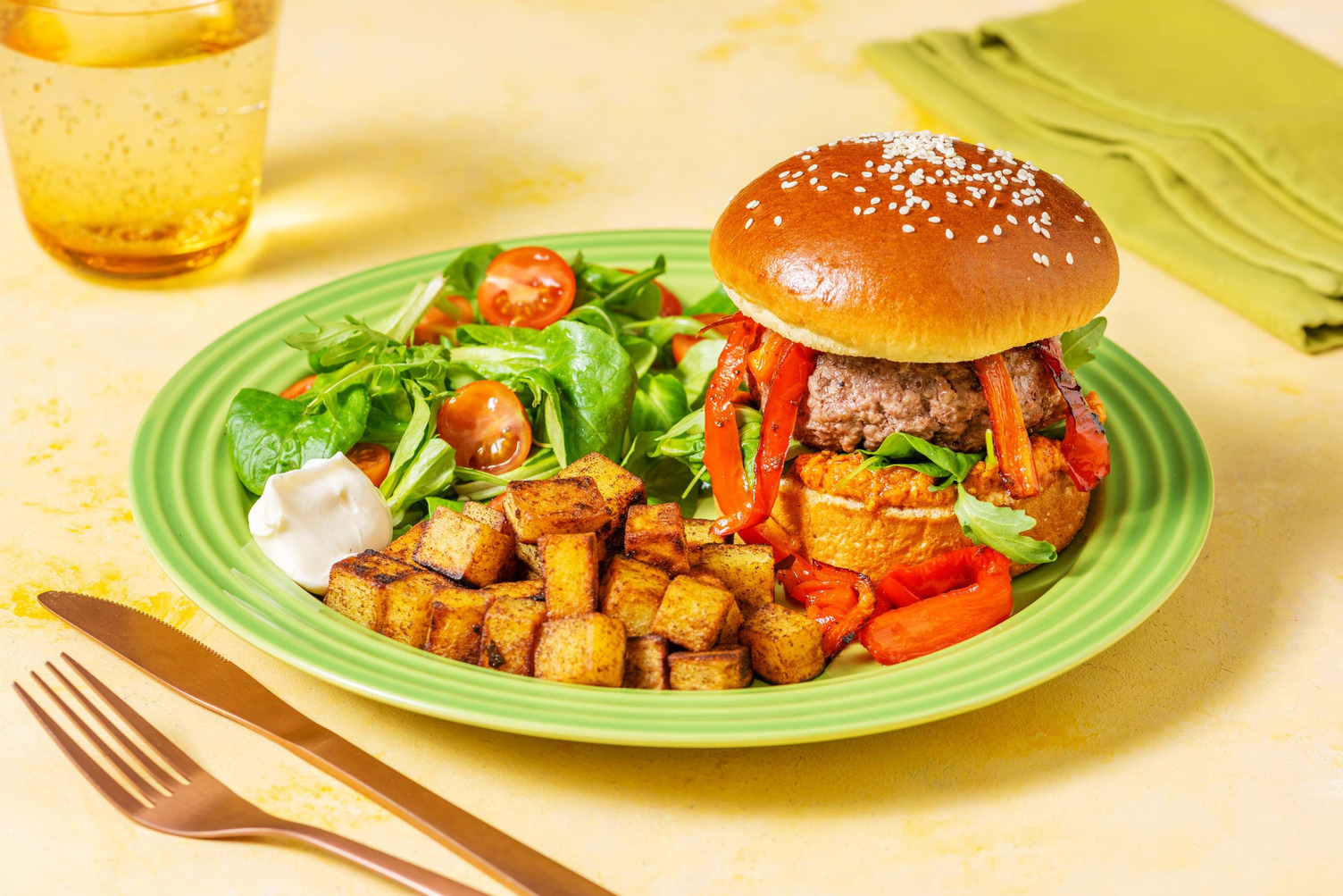 Supersimpele Spaanse hamburger