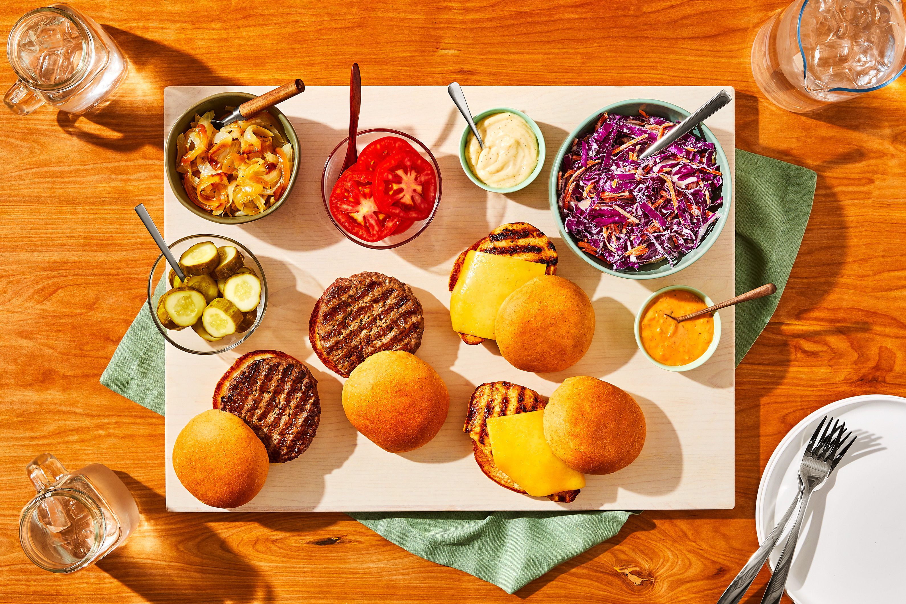 Burger & Chicken Sandwich Bar