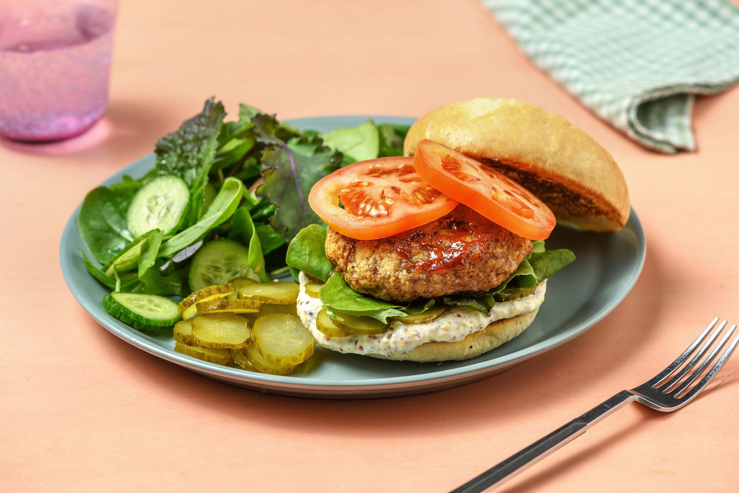 Burgers au bœuf BBQ