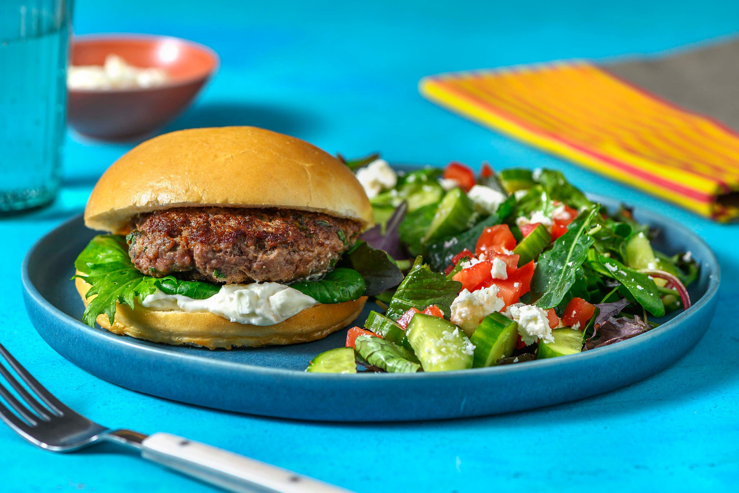 Mediterranean Lamb Burgers