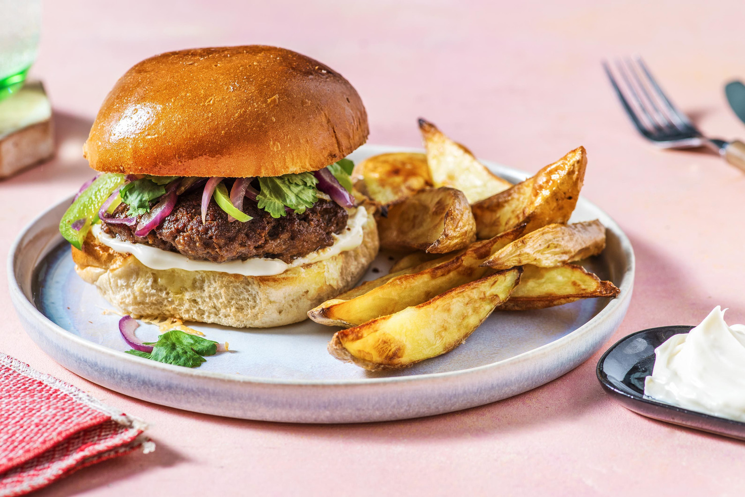 Burgers de bœuf à la sud-ouest