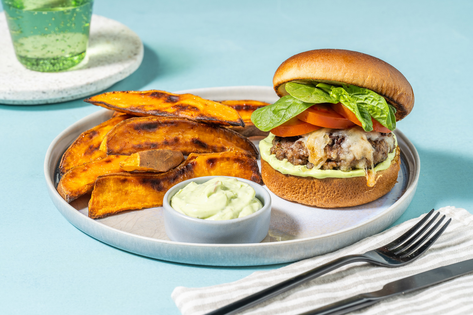 Burgers de Impossible® fromagés sud-ouest