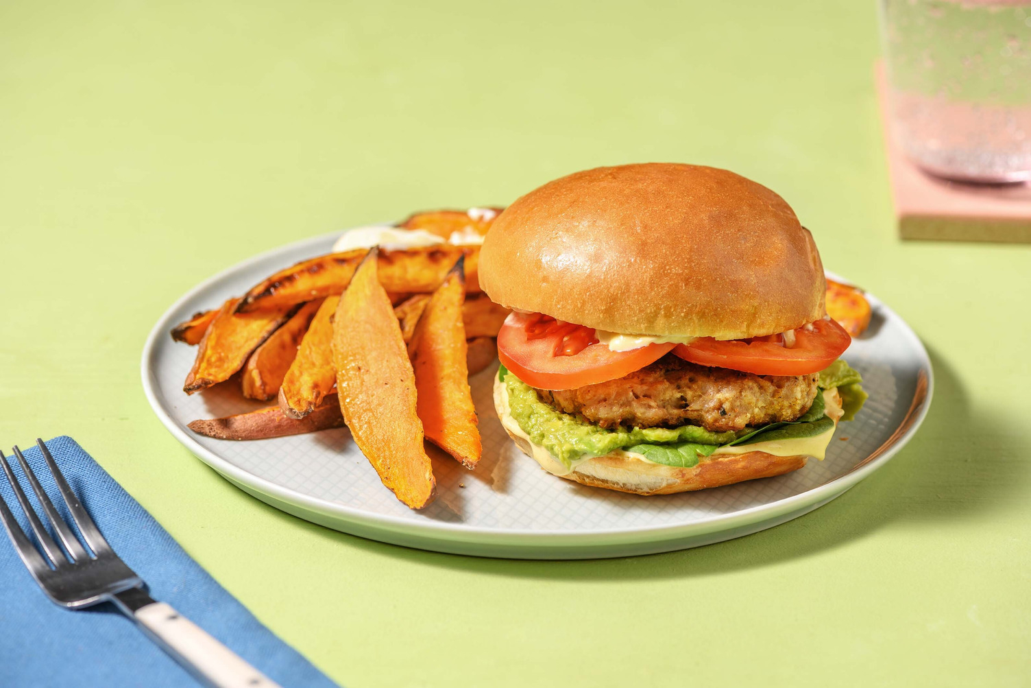 Burgers de dinde à la californienne