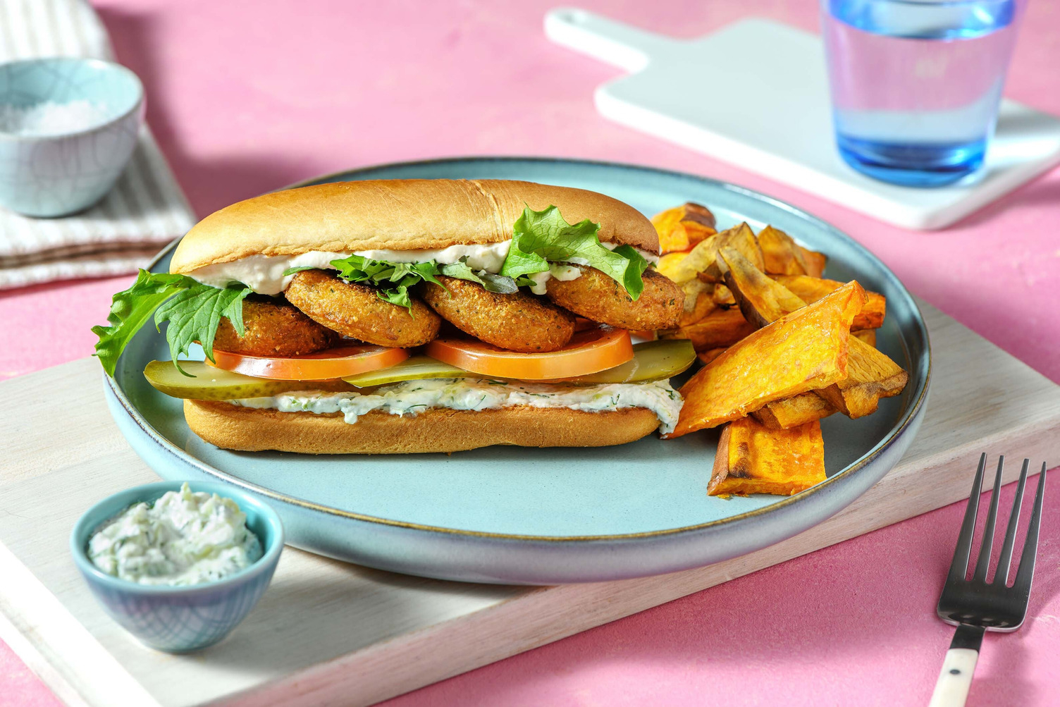 Mediterranean Falafel Burger