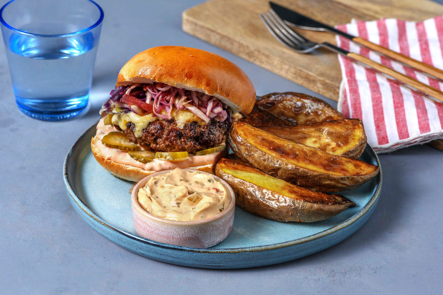 Reuben-Inspired Burgers