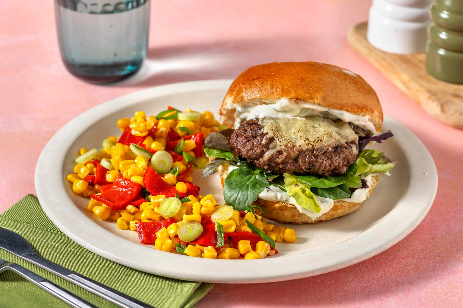 Grilled Tex-Mex Cheeseburgers