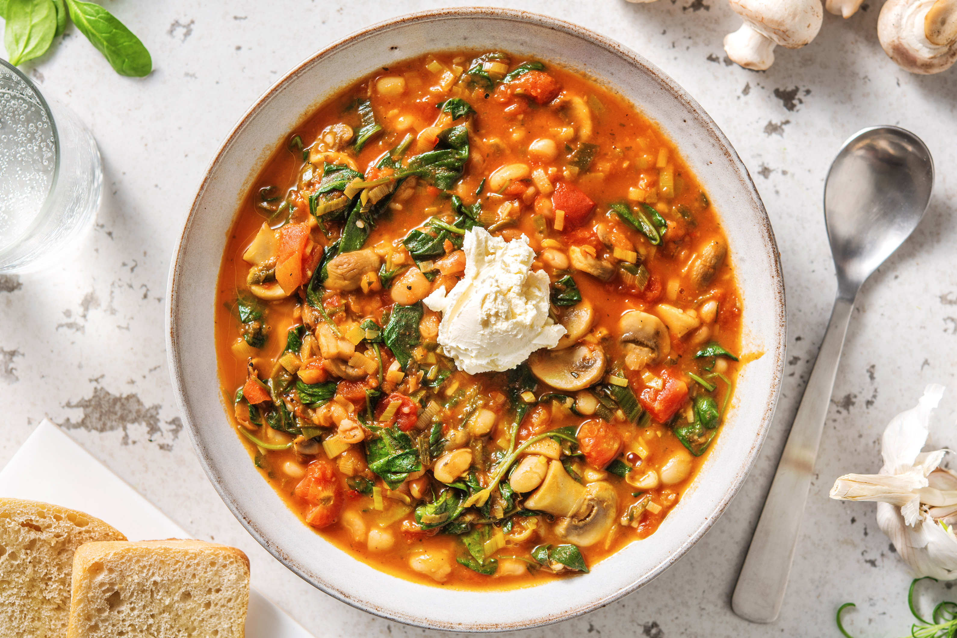 Butter Bean & Mushroom Stew