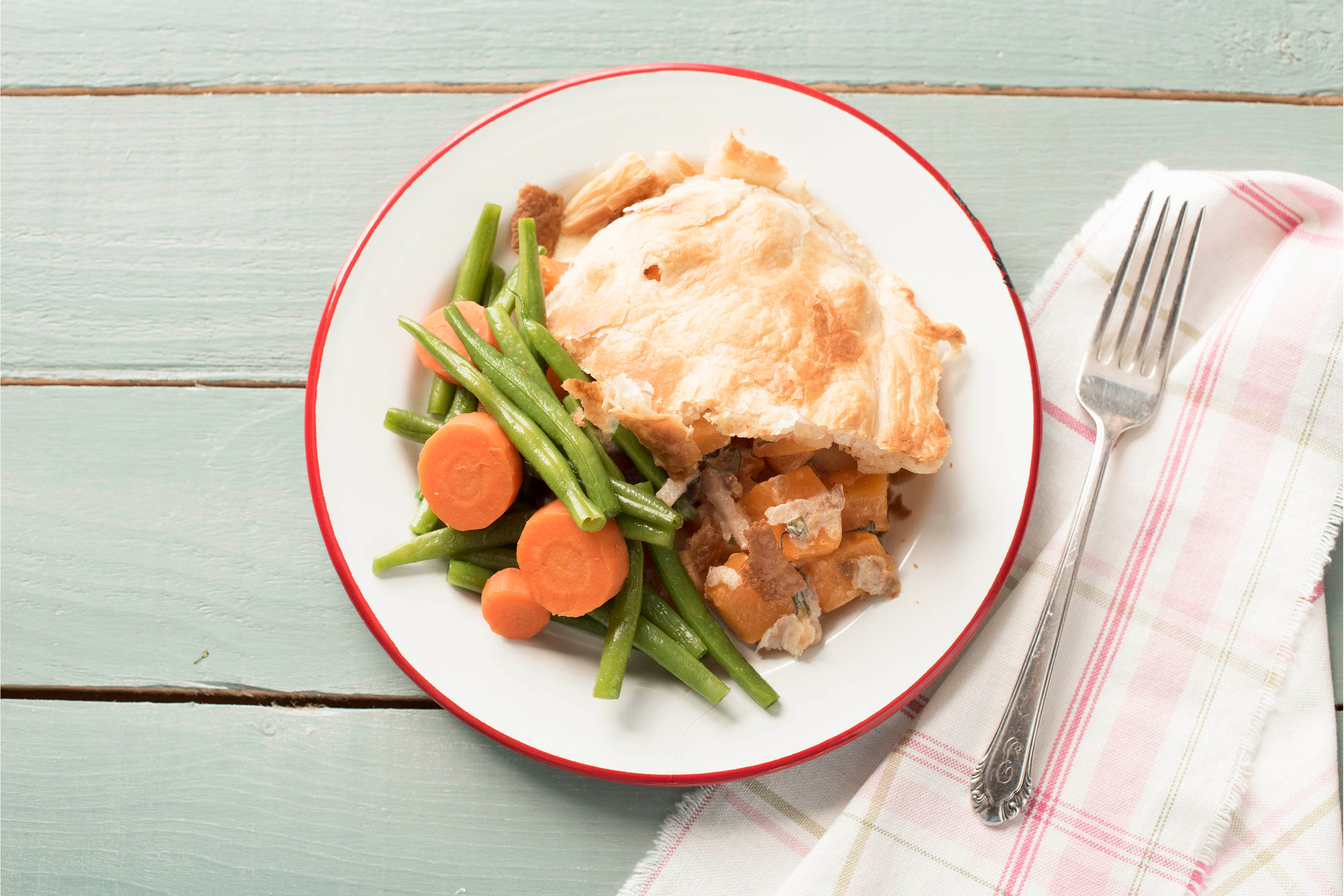 Butternut, Sage and Pancetta Pie