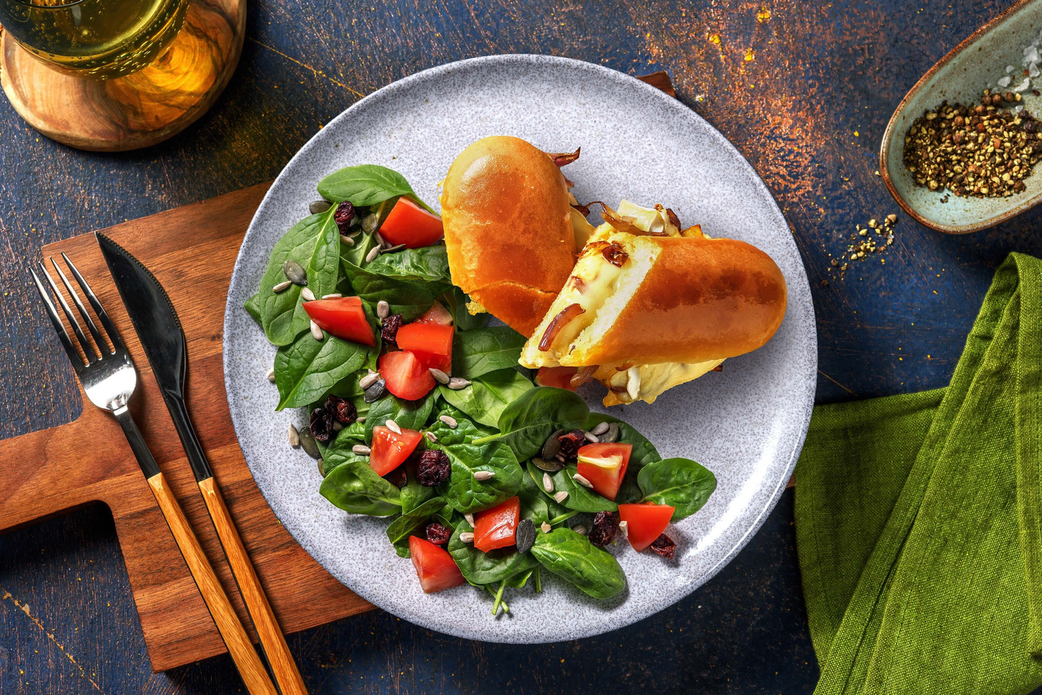 Buttery Pear and Brie Melts