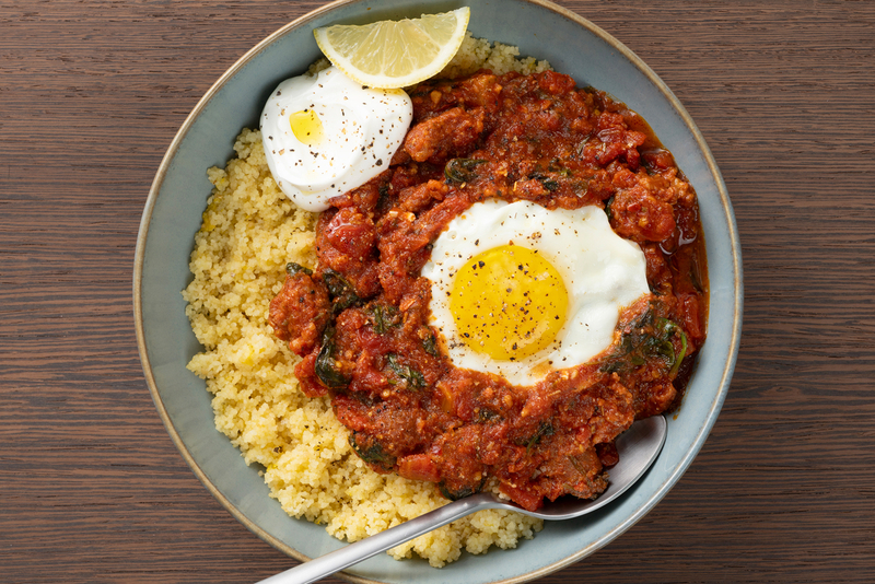 Shawarma-Spiced Chorizo Stew 