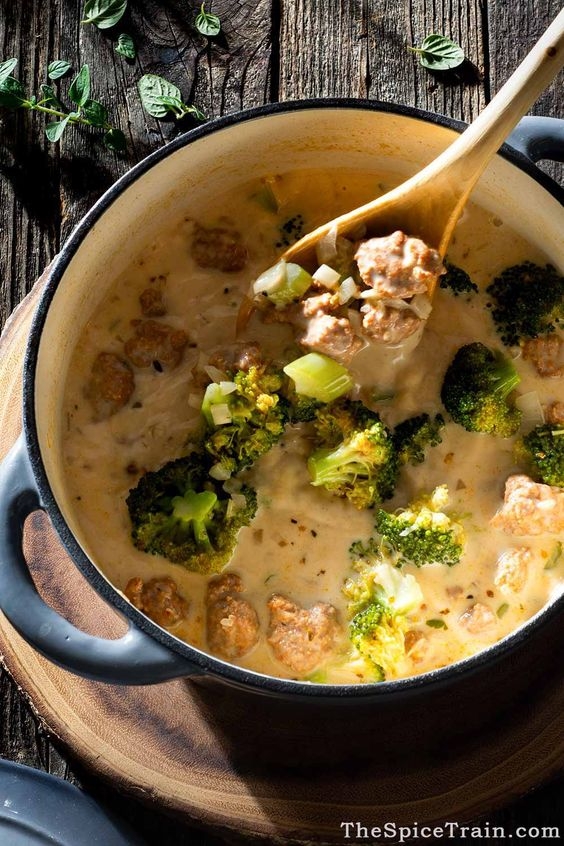 Italian Sausage and Broccoli Soup