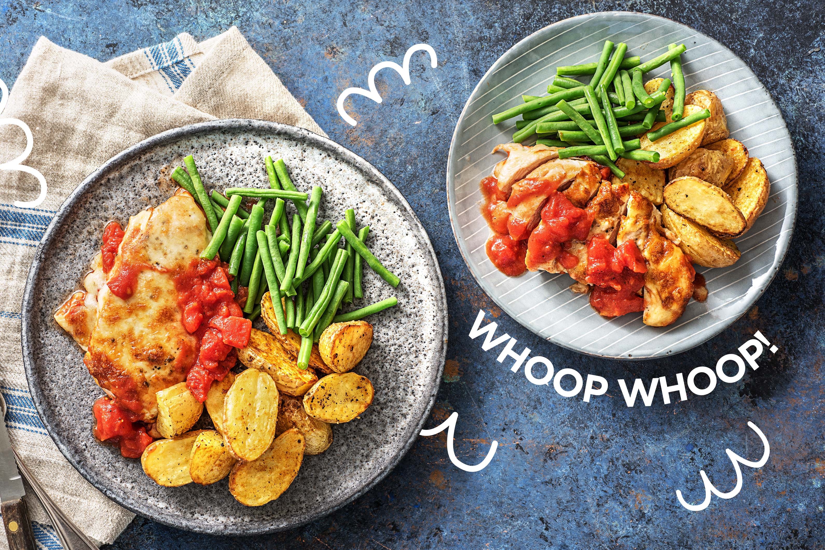 Cacciatore! Italienische Hähnchenbrust