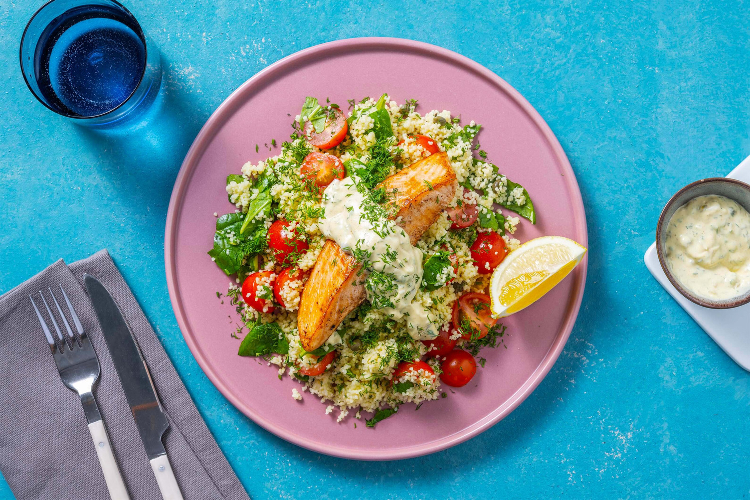 Saumon aux câpres et à l’aneth faible en calories