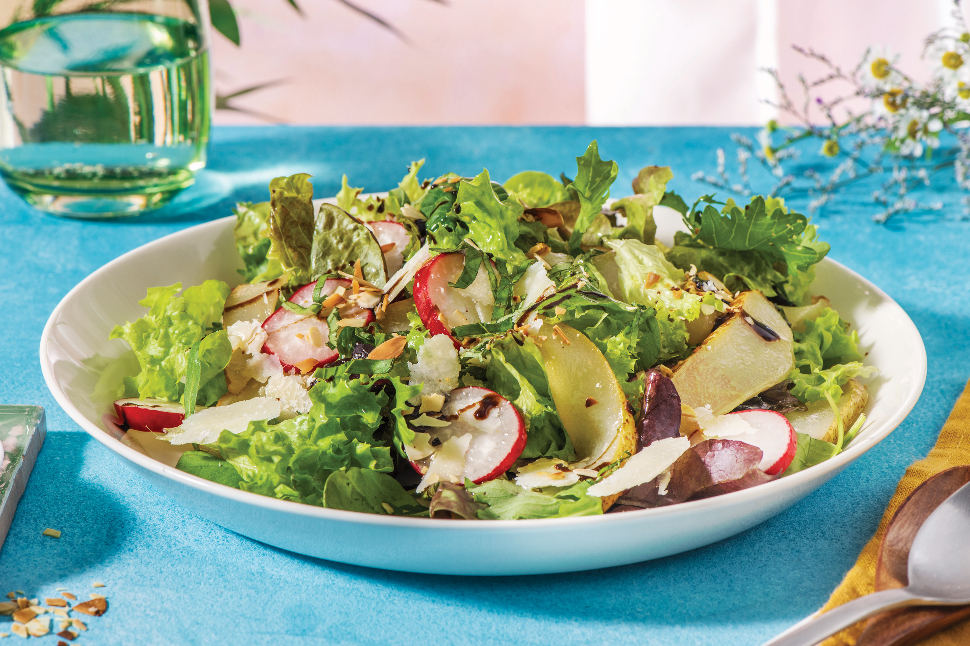Caramelised Pear & Radish Salad