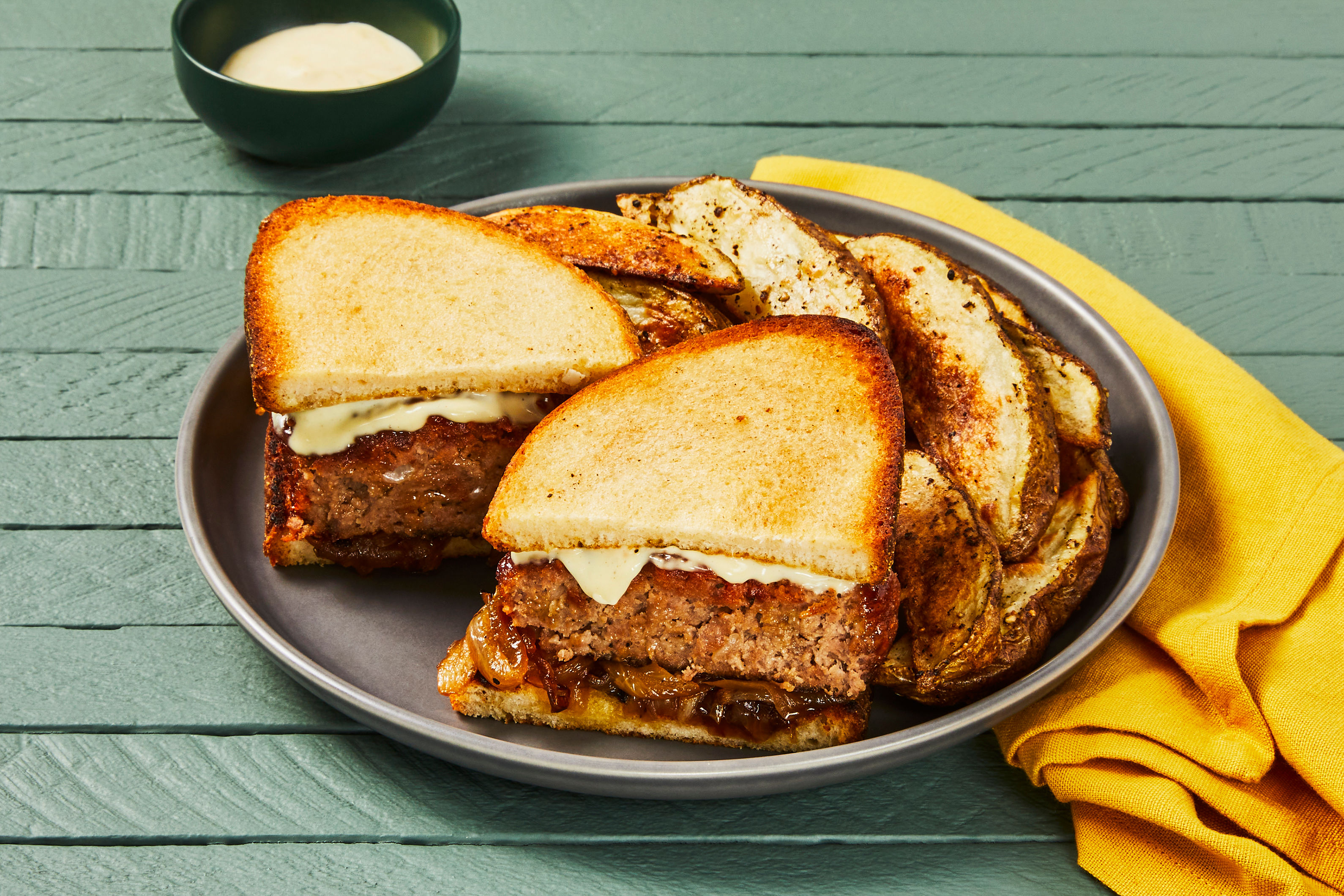 Caramelized Onion Meatloaf Sandwiches