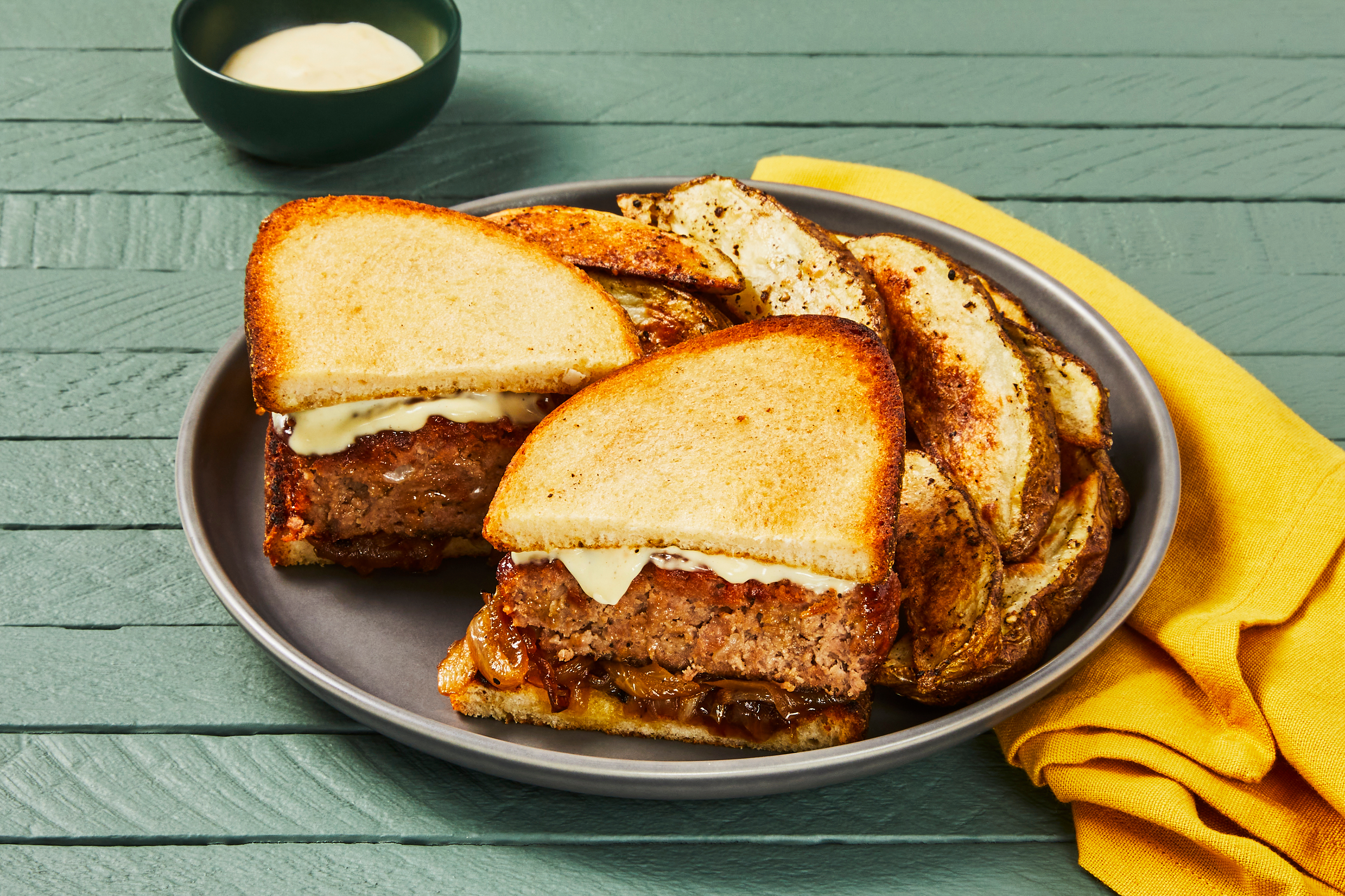 Caramelized Onion Meatloaf Sandwiches