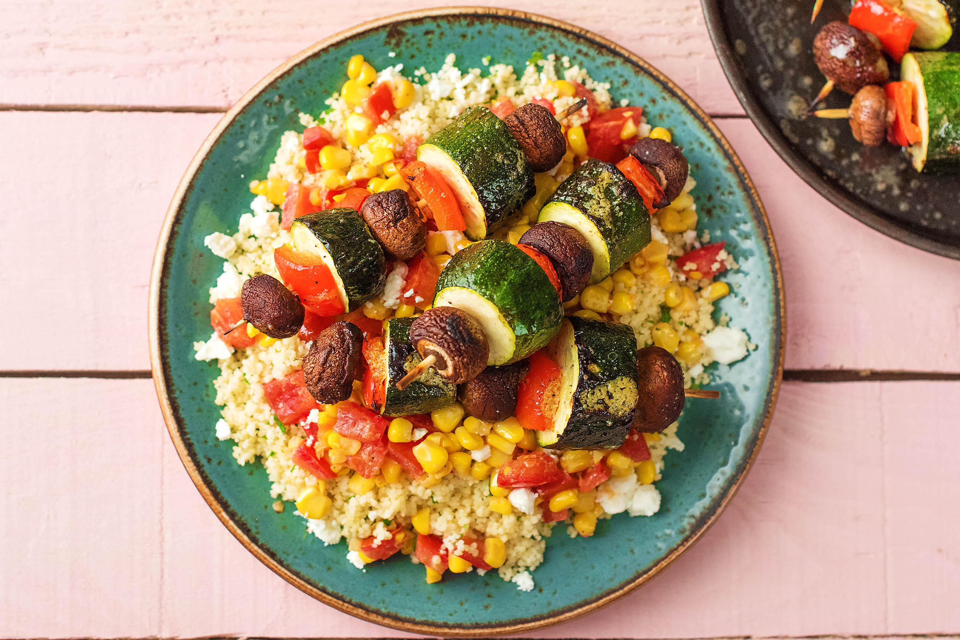 Caramelized Veggie Kebabs