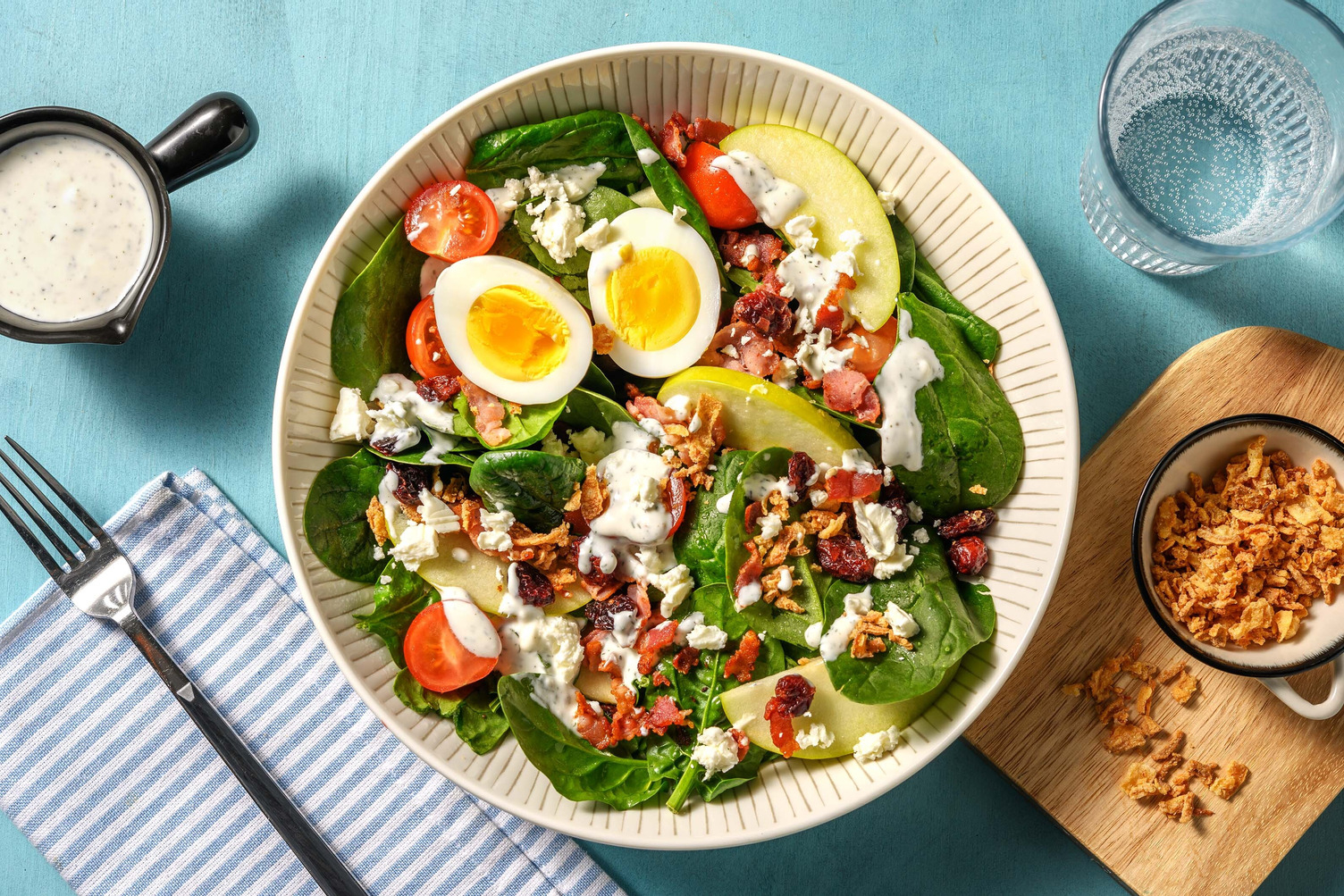 Salade Cobb faible en glucides