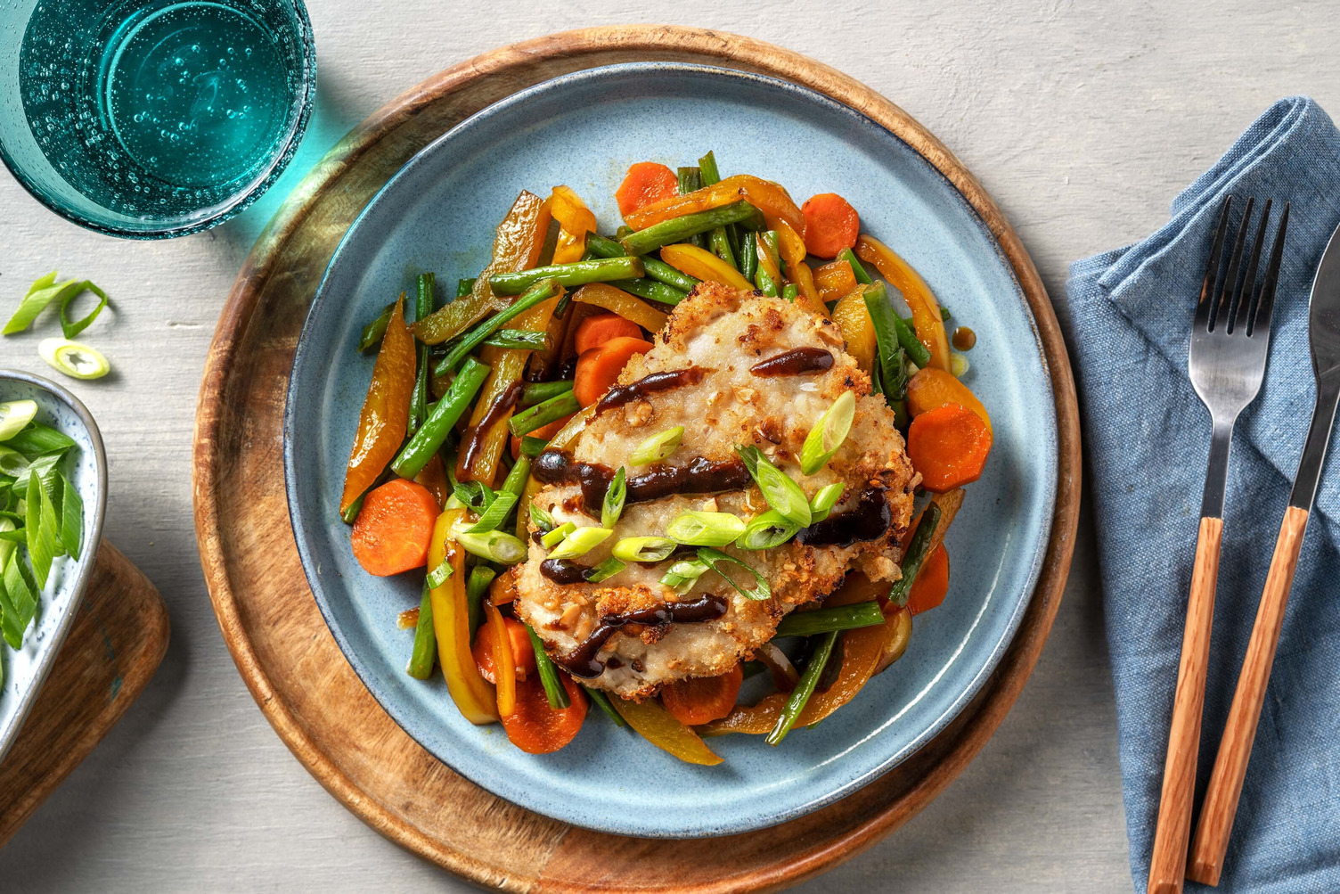 Carb Smart Peanut-Crusted Chicken