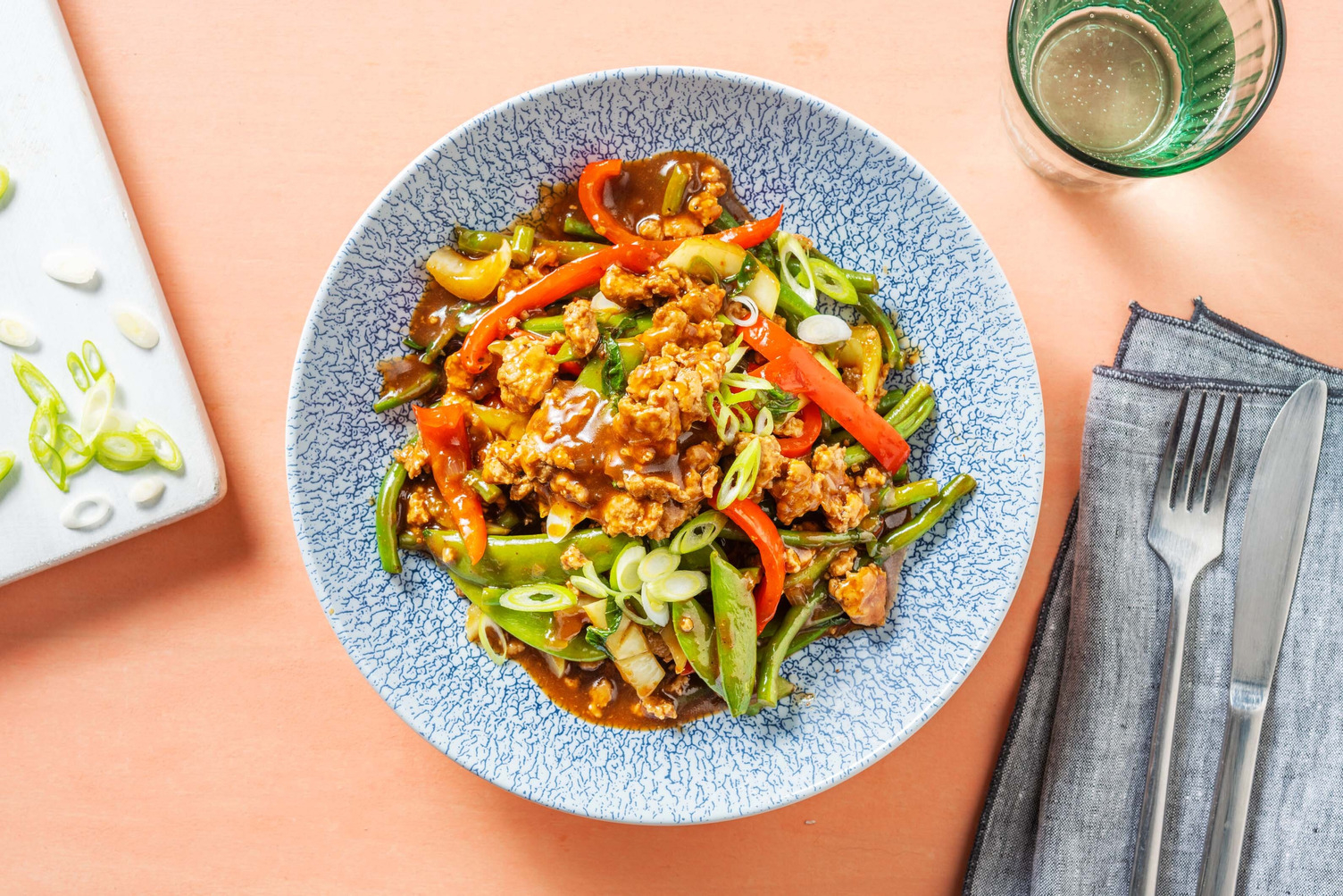 Carb Smart Spicy Turkey Stir-Fry