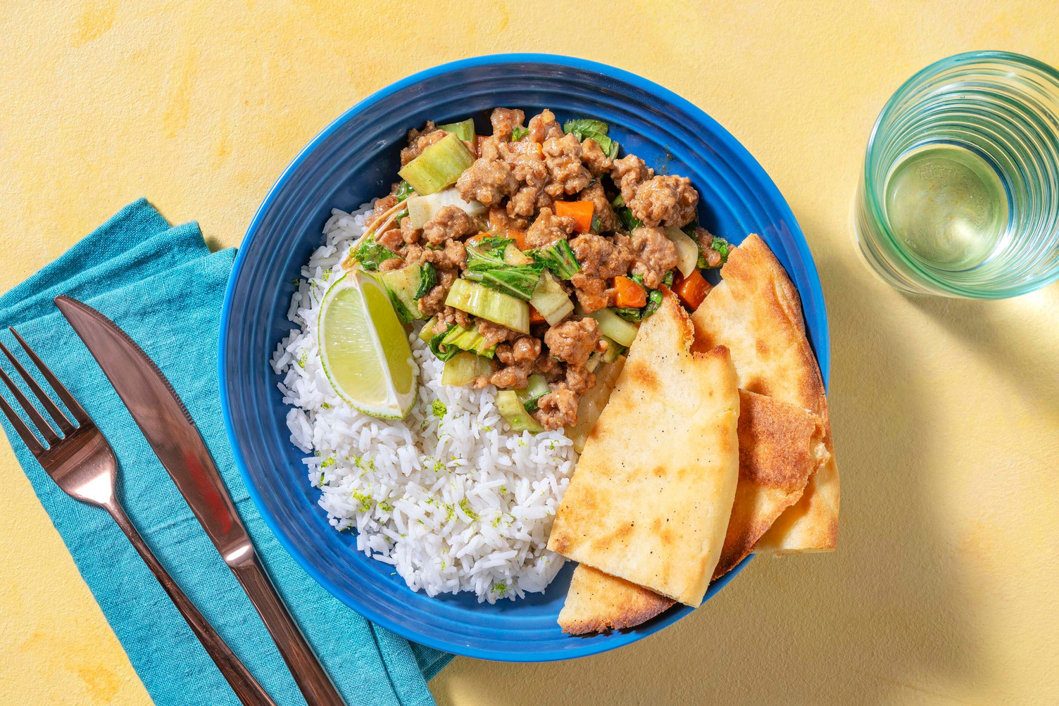 Cari de porc à la citronnelle et à la noix de coco