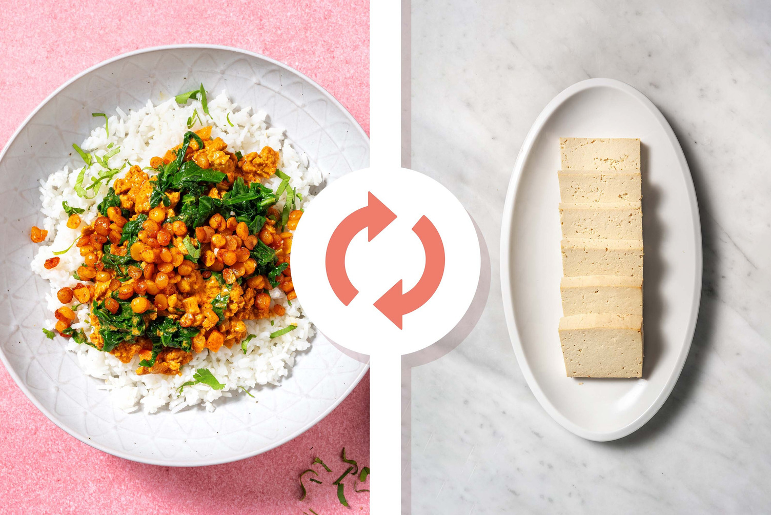 Cari de tofu et chana dal croustillant