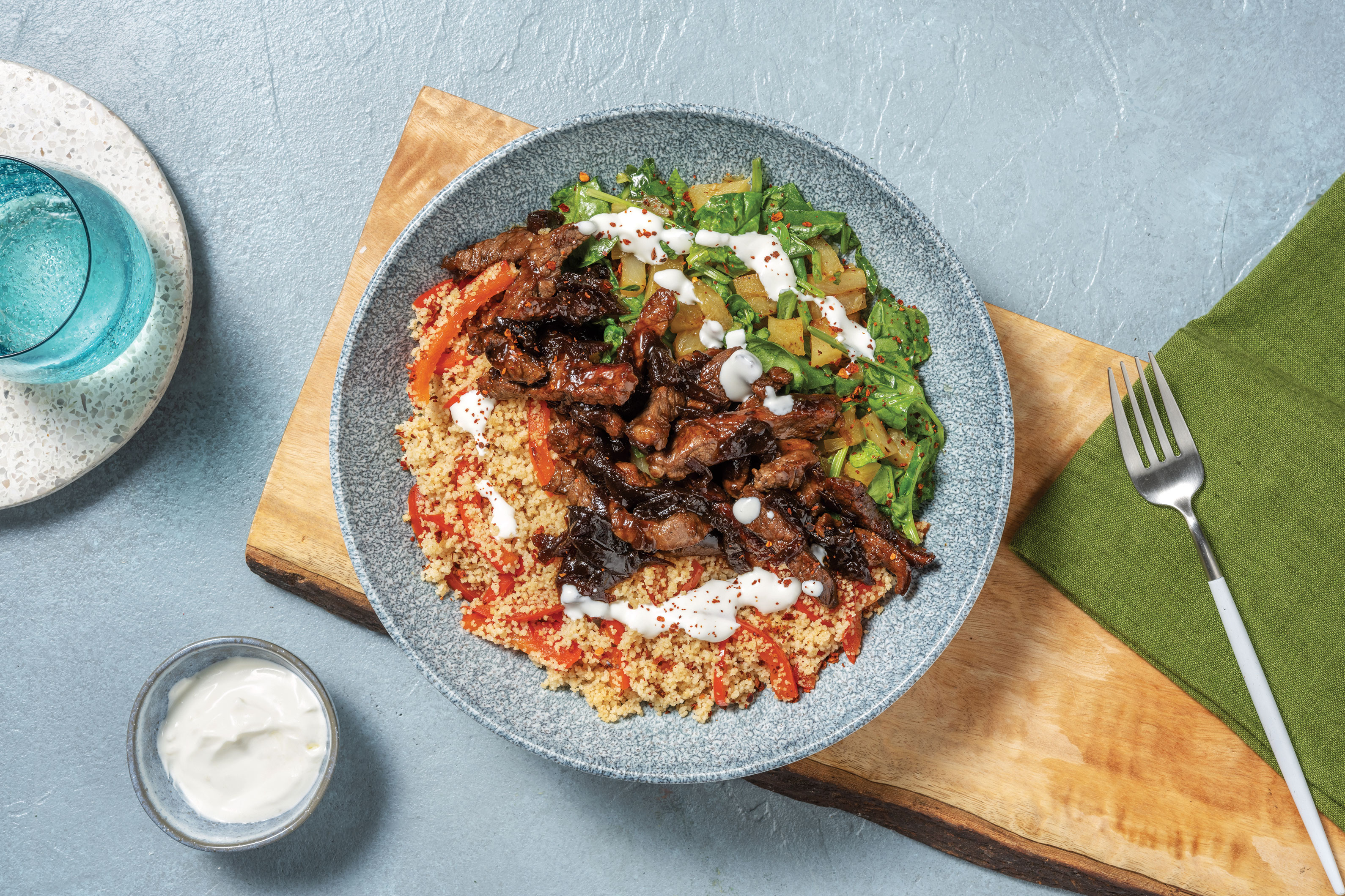 Caribbean Beef & Wholemeal Couscous Bowl