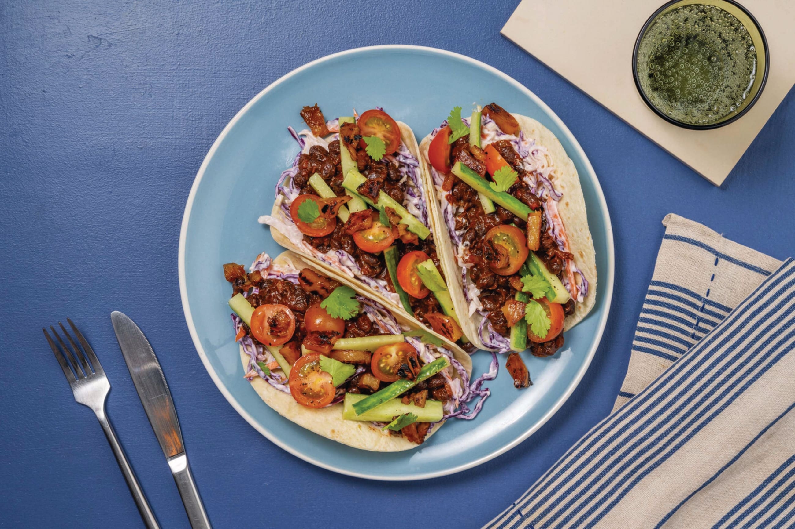 Caribbean-Spiced Black Bean Tacos