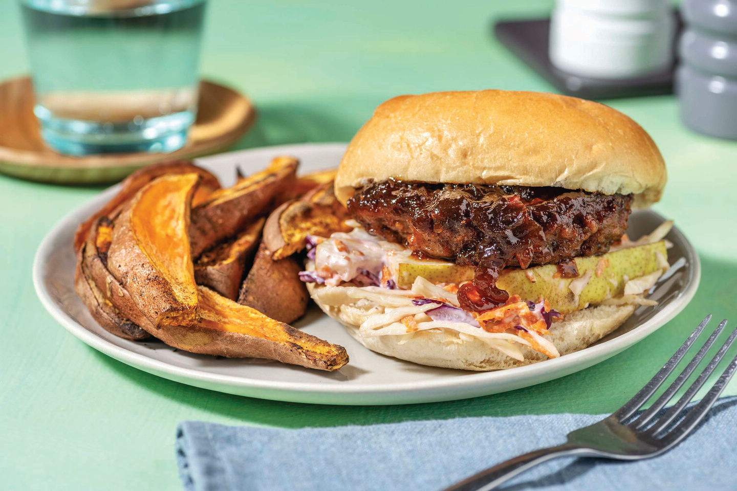 Buffalo-Style Plant-Based Burger