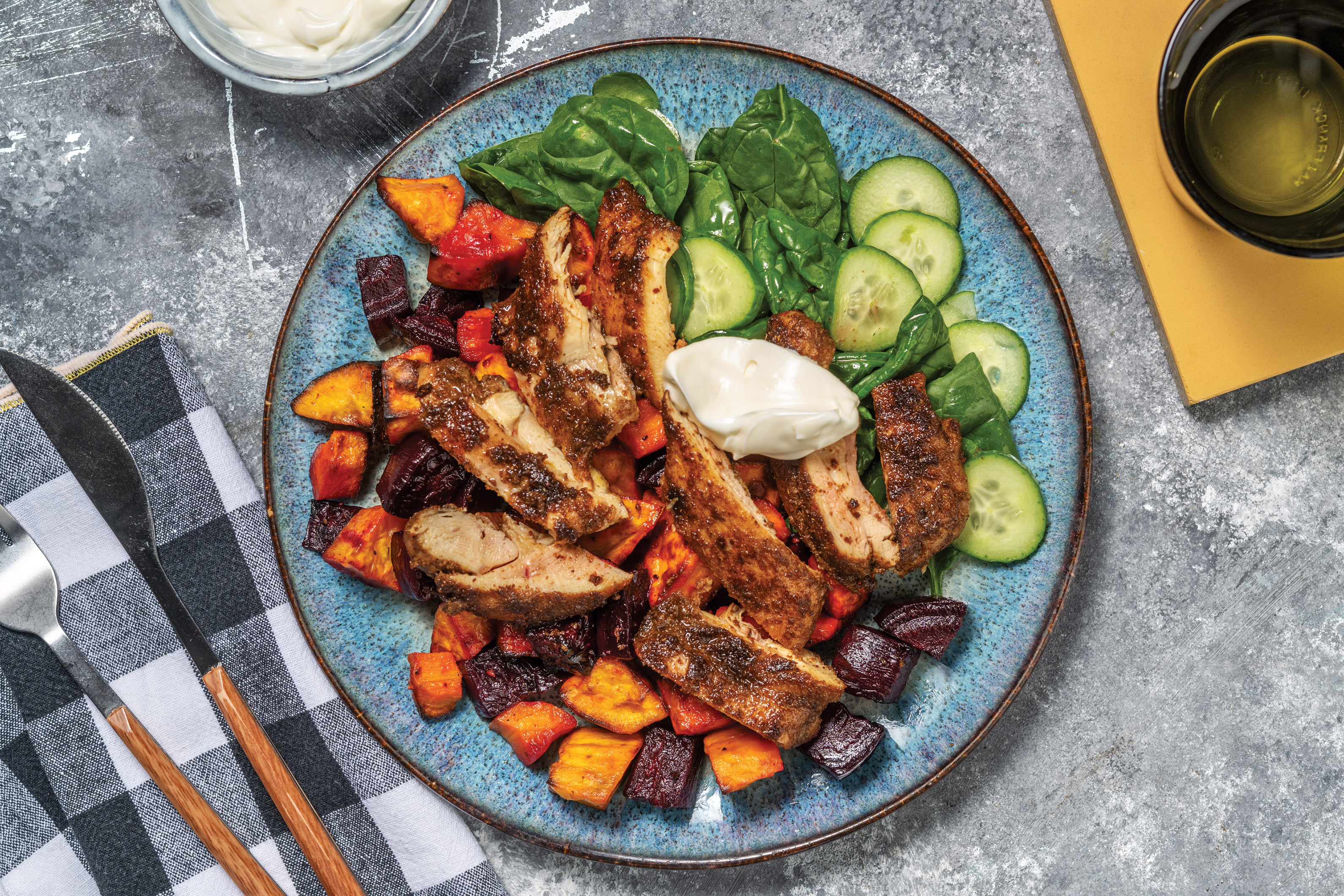Caribbean-Spiced Chicken & Roasted Veggies