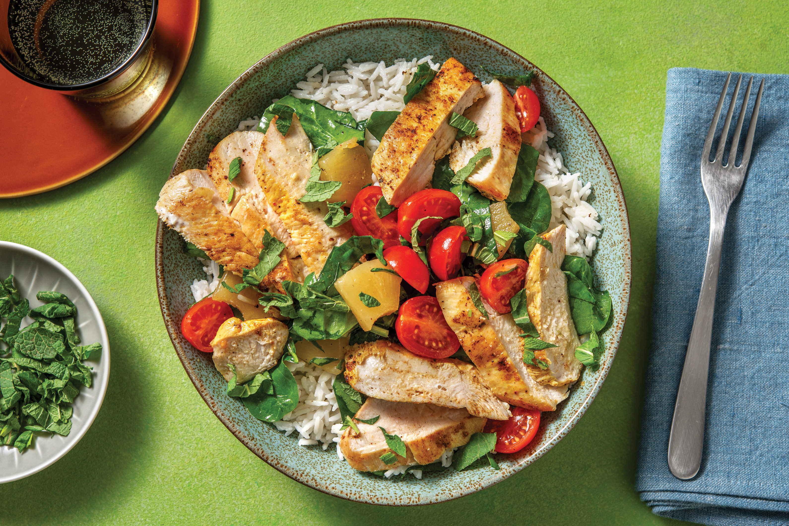 Caribbean Chicken & Coconut Rice